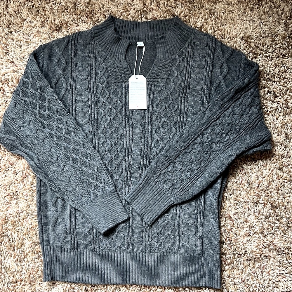 Brand new ladies L knit sweater